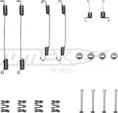 TOMEX brakes TX 40-13 - Комплектуючі, барабанний гальмівний механізм autozip.com.ua