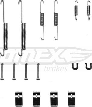 TOMEX brakes TX 40-17 - Комплектуючі, барабанний гальмівний механізм autozip.com.ua