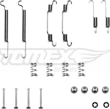 TOMEX brakes TX 40-34 - Комплектуючі, барабанний гальмівний механізм autozip.com.ua