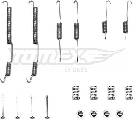 TOMEX brakes TX 40-29 - Комплектуючі, барабанний гальмівний механізм autozip.com.ua