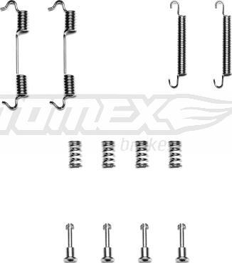 TOMEX brakes TX 40-24 - Комплектуючі, барабанний гальмівний механізм autozip.com.ua