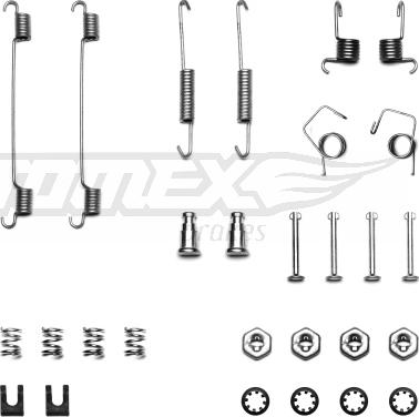 TOMEX brakes TX 40-25 - Комплектуючі, барабанний гальмівний механізм autozip.com.ua