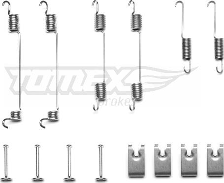 TOMEX brakes TX 40-70 - Комплектуючі, барабанний гальмівний механізм autozip.com.ua