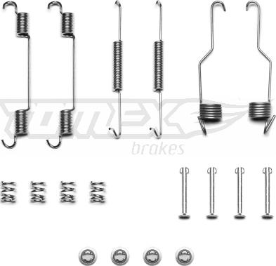 TOMEX brakes TX 40-78 - Комплектуючі, барабанний гальмівний механізм autozip.com.ua