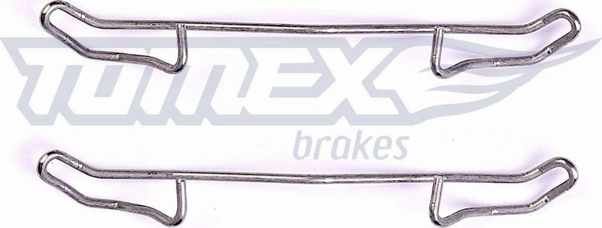 TOMEX brakes TX 43-90 - Комплектуючі, колодки дискового гальма autozip.com.ua