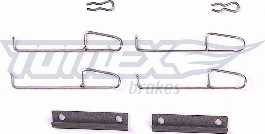 TOMEX brakes TX 43-44 - Комплектуючі, колодки дискового гальма autozip.com.ua