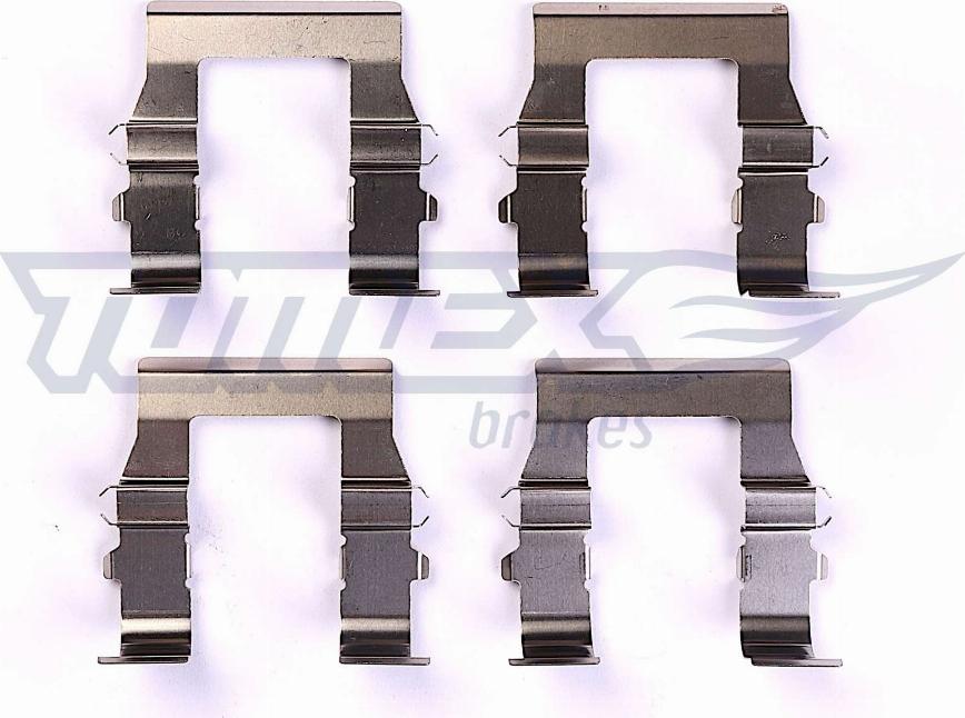 TOMEX brakes TX 43-51 - Комплектуючі, колодки дискового гальма autozip.com.ua