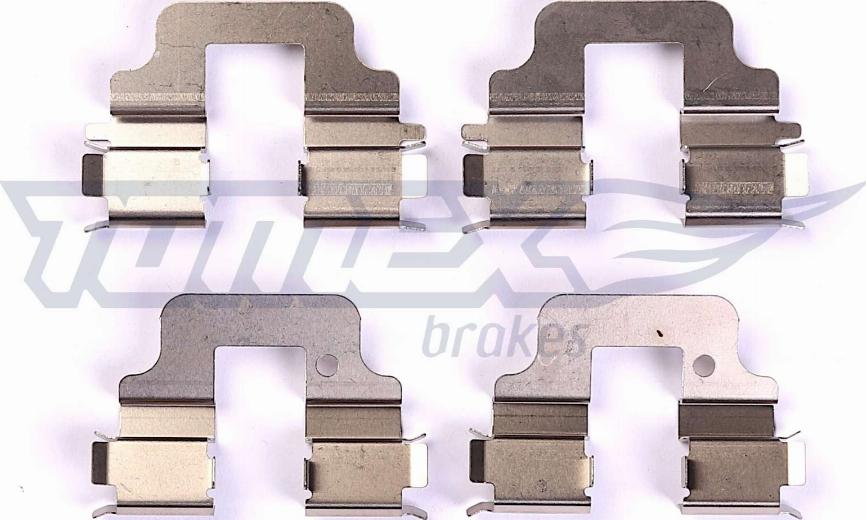 TOMEX brakes TX 43-53 - Комплектуючі, колодки дискового гальма autozip.com.ua