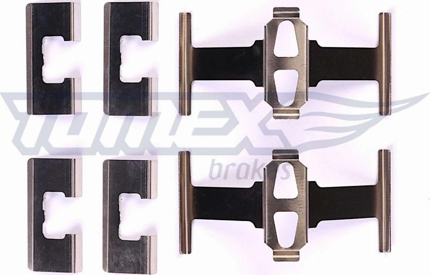 TOMEX brakes TX 43-68 - Комплектуючі, колодки дискового гальма autozip.com.ua