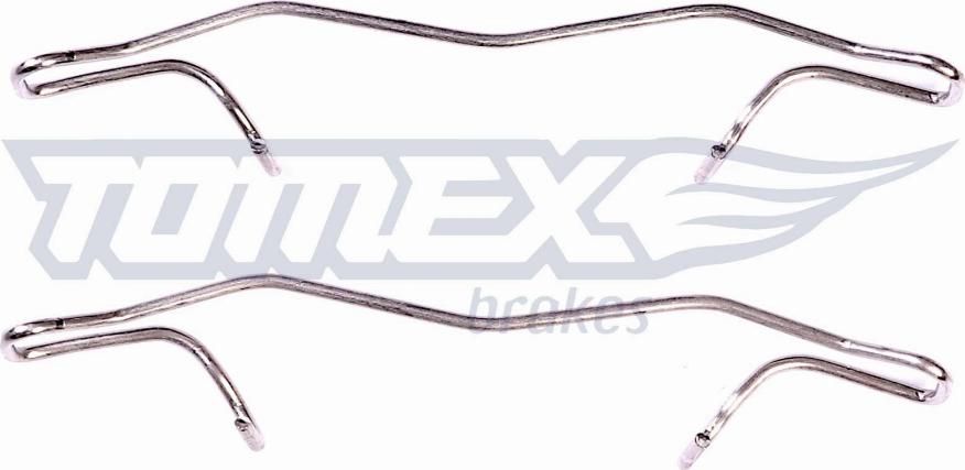 TOMEX brakes TX 43-00 - Комплектуючі, колодки дискового гальма autozip.com.ua