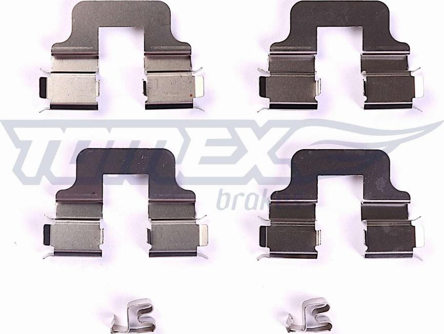 TOMEX brakes TX 43-14 - Комплектуючі, колодки дискового гальма autozip.com.ua