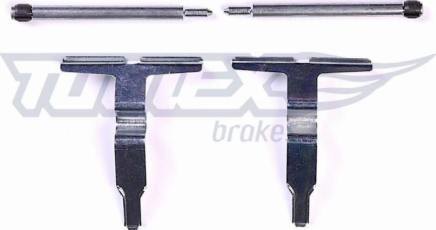 TOMEX brakes TX 43-11 - Комплектуючі, колодки дискового гальма autozip.com.ua