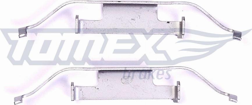 TOMEX brakes TX 43-12 - Комплектуючі, колодки дискового гальма autozip.com.ua