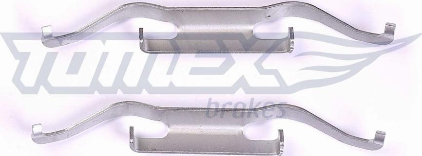 TOMEX brakes TX 43-17 - Комплектуючі, колодки дискового гальма autozip.com.ua