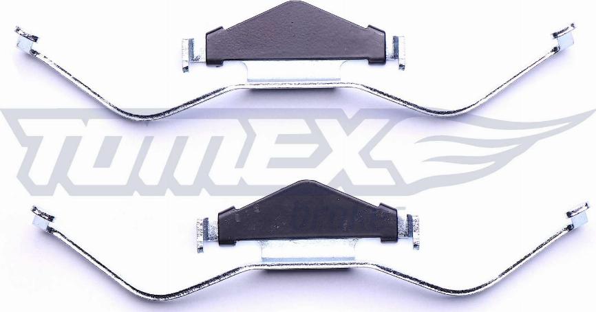 TOMEX brakes TX 43-81 - Комплектуючі, колодки дискового гальма autozip.com.ua