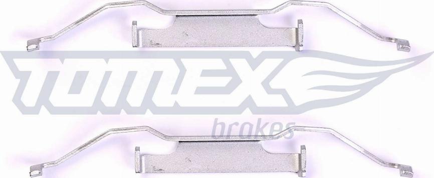 TOMEX brakes TX 43-82 - Комплектуючі, колодки дискового гальма autozip.com.ua