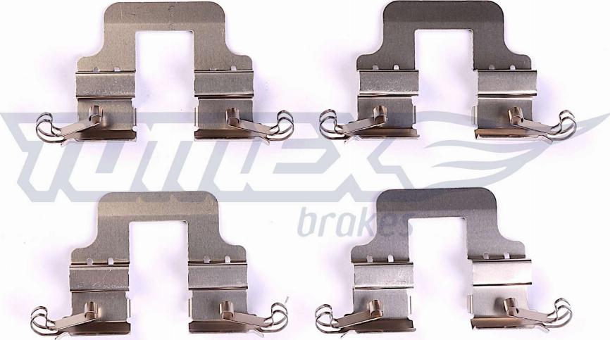 TOMEX brakes TX 43-30 - Комплектуючі, колодки дискового гальма autozip.com.ua