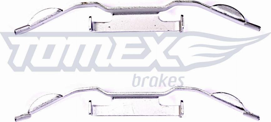 TOMEX brakes TX 43-31 - Комплектуючі, колодки дискового гальма autozip.com.ua