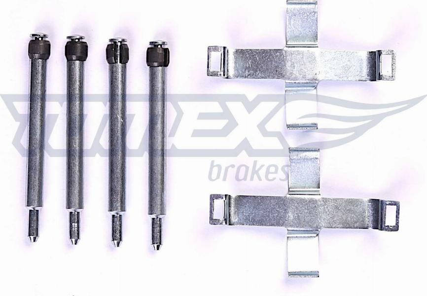 TOMEX brakes TX 43-32 - Комплектуючі, колодки дискового гальма autozip.com.ua