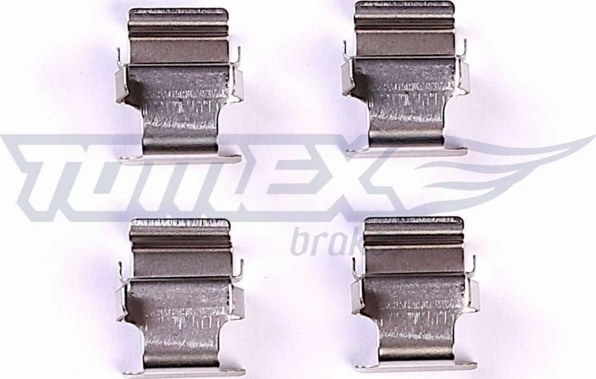 TOMEX brakes TX 43-37 - Комплектуючі, колодки дискового гальма autozip.com.ua