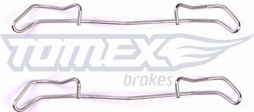 TOMEX brakes TX 43-29 - Комплектуючі, колодки дискового гальма autozip.com.ua