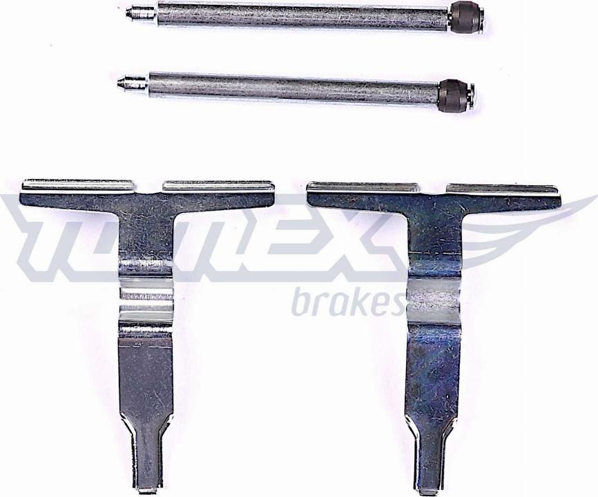 TOMEX brakes TX 43-78 - Комплектуючі, колодки дискового гальма autozip.com.ua