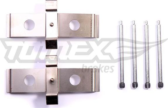 TOMEX brakes TX 43-77 - Комплектуючі, колодки дискового гальма autozip.com.ua