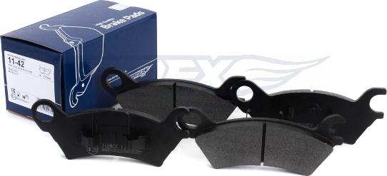 TOMEX brakes TX 11-42 - Гальмівні колодки, дискові гальма autozip.com.ua