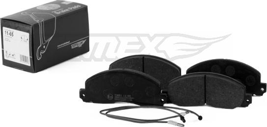 TOMEX brakes TX 11-65 - Гальмівні колодки, дискові гальма autozip.com.ua