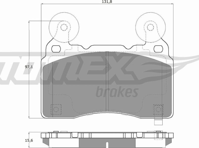 TOMEX brakes TX 18-89 - Гальмівні колодки, дискові гальма autozip.com.ua