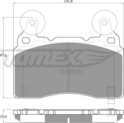 TOMEX brakes TX 18-89 - Гальмівні колодки, дискові гальма autozip.com.ua