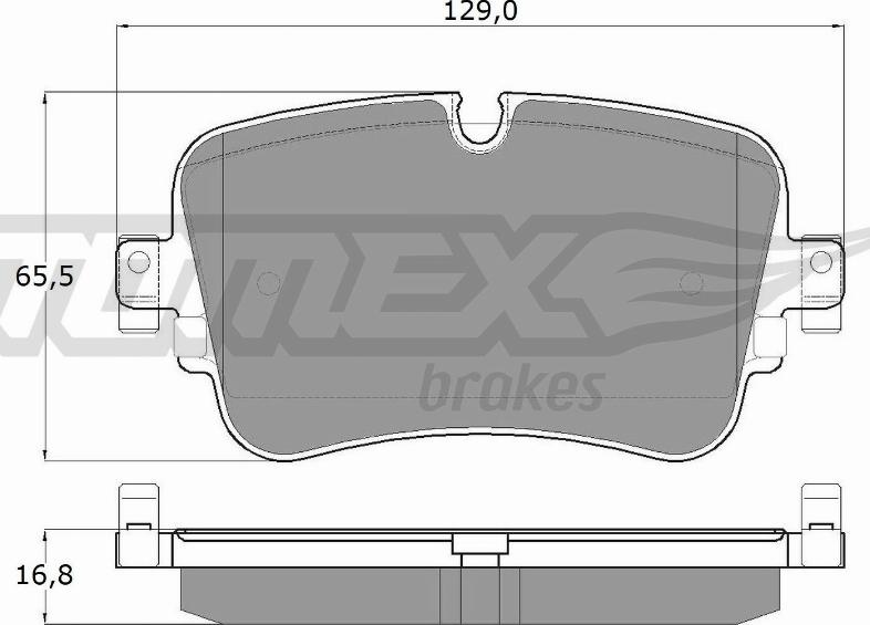 TOMEX brakes TX 18-24 - Гальмівні колодки, дискові гальма autozip.com.ua