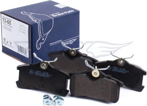 TOMEX brakes TX 13-65 - Гальмівні колодки, дискові гальма autozip.com.ua