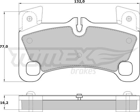 TOMEX brakes TX 17-15 - Гальмівні колодки, дискові гальма autozip.com.ua