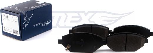 TOMEX brakes TX 17-89 - Гальмівні колодки, дискові гальма autozip.com.ua