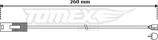 TOMEX brakes TX 30-99 - Сигналізатор, знос гальмівних колодок autozip.com.ua