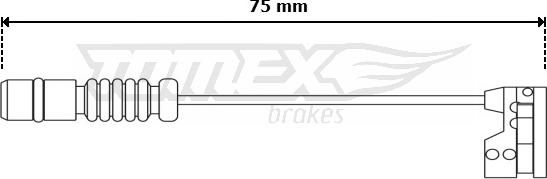 TOMEX brakes TX 30-92 - Сигналізатор, знос гальмівних колодок autozip.com.ua