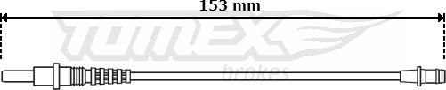 TOMEX brakes TX 30-45 - Сигналізатор, знос гальмівних колодок autozip.com.ua