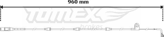 TOMEX brakes TX 30-61 - Сигналізатор, знос гальмівних колодок autozip.com.ua