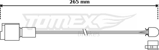 TOMEX brakes TX 30-83 - Сигналізатор, знос гальмівних колодок autozip.com.ua