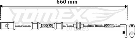 TOMEX brakes TX 30-36 - Сигналізатор, знос гальмівних колодок autozip.com.ua