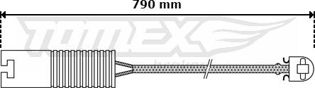 TOMEX brakes TX 30-30 - Сигналізатор, знос гальмівних колодок autozip.com.ua