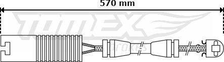 TOMEX brakes TX 30-31 - Сигналізатор, знос гальмівних колодок autozip.com.ua