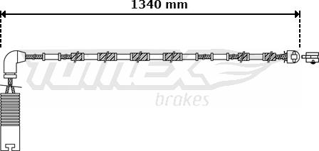 TOMEX brakes TX 30-38 - Сигналізатор, знос гальмівних колодок autozip.com.ua