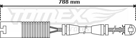 TOMEX brakes TX 30-29 - Сигналізатор, знос гальмівних колодок autozip.com.ua