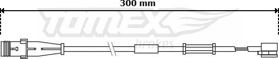 TOMEX brakes TX 30-70 - Сигналізатор, знос гальмівних колодок autozip.com.ua