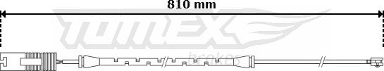 TOMEX brakes TX 30-77 - Сигналізатор, знос гальмівних колодок autozip.com.ua