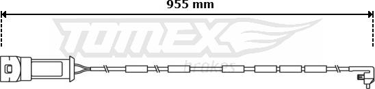 TOMEX brakes TX 31-05 - Сигналізатор, знос гальмівних колодок autozip.com.ua