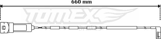 TOMEX brakes TX 31-03 - Сигналізатор, знос гальмівних колодок autozip.com.ua