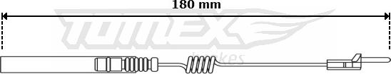 TOMEX brakes TX 31-14 - Сигналізатор, знос гальмівних колодок autozip.com.ua